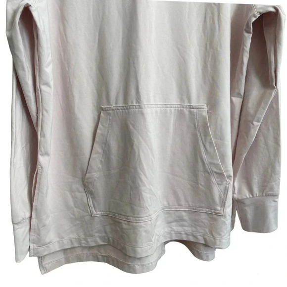 Nike Dri Fit Light Pink Pullover Hoodie Baby Pink Pullover Front Pocket Size XL - Picture 2 of 7